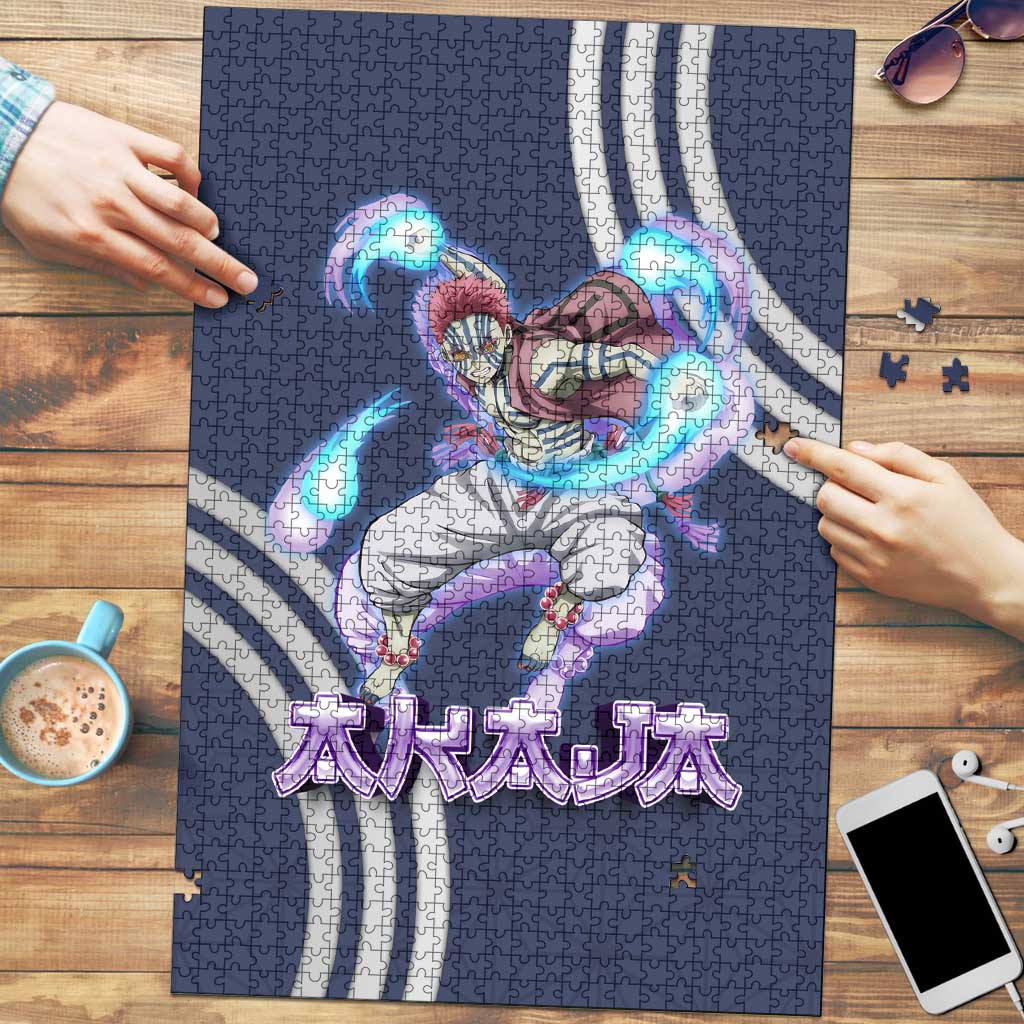 Akaza Demon Slayer Puzzle Mystic Aura Anime Ring Style