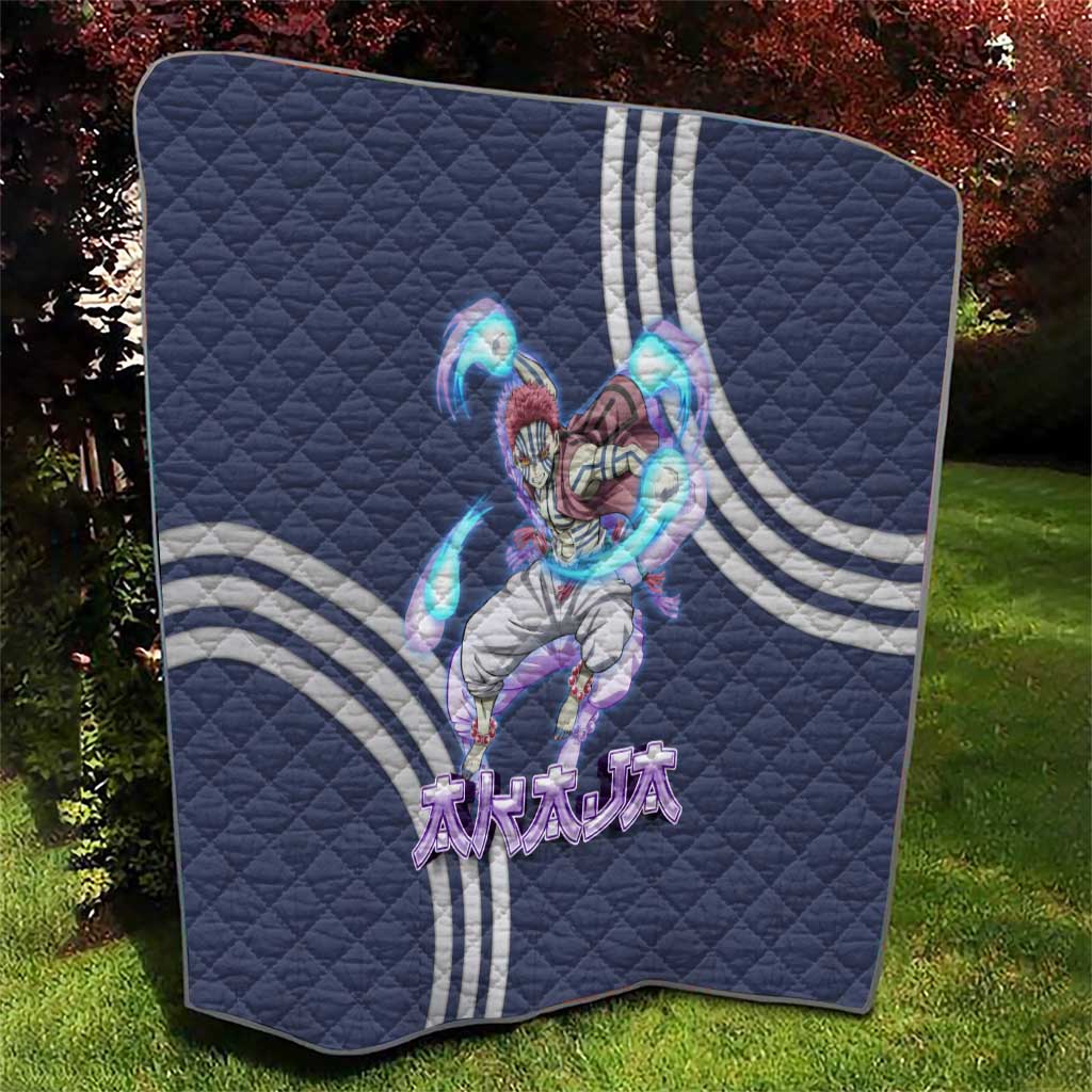 Akaza Demon Slayer Quilt Mystic Aura Anime Ring Style
