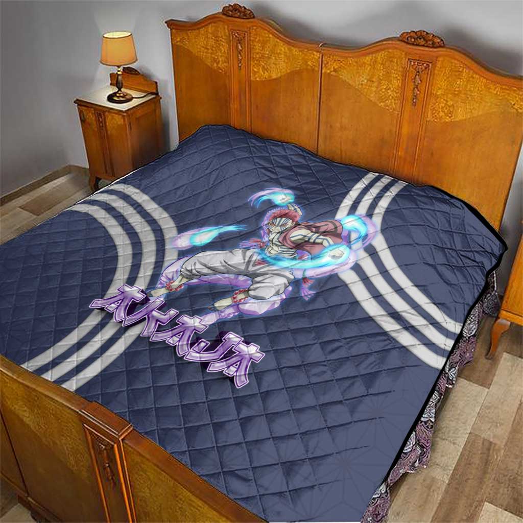 Akaza Demon Slayer Quilt Mystic Aura Anime Ring Style