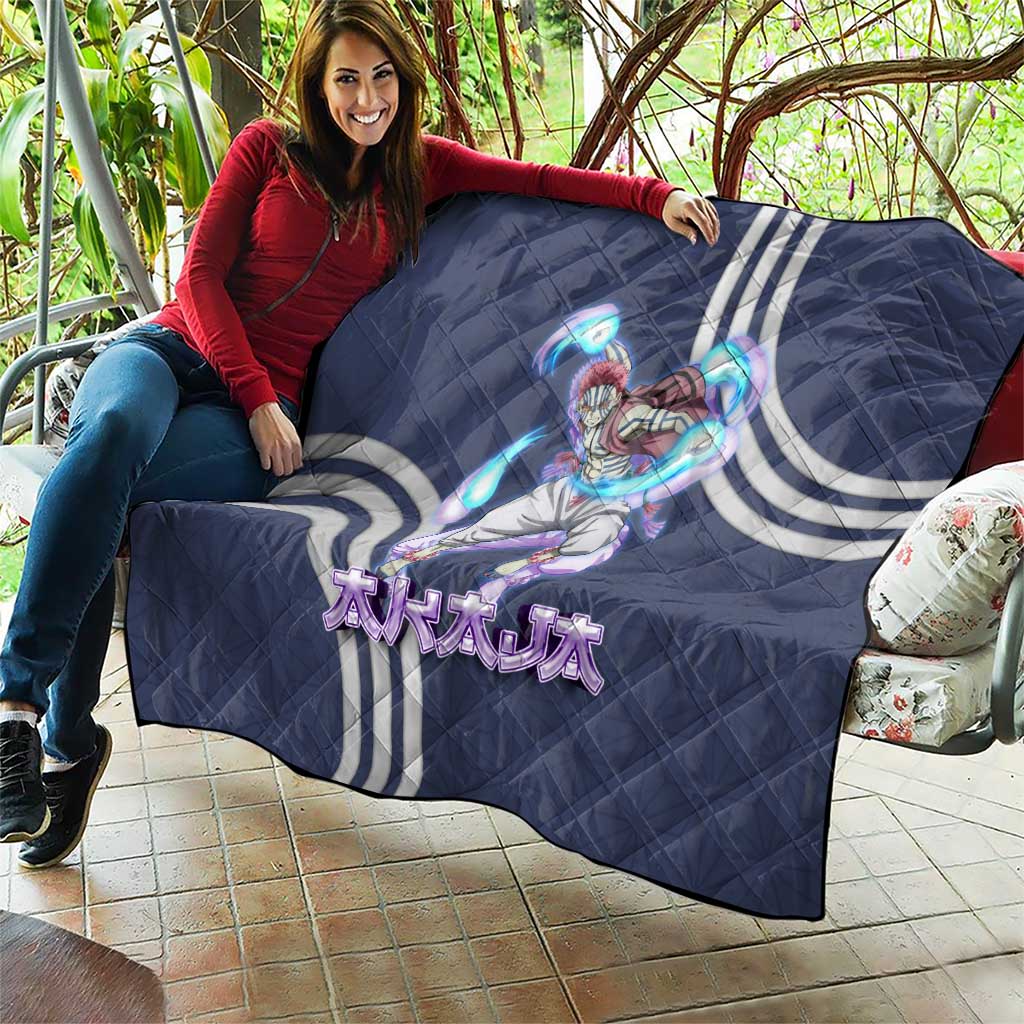 Akaza Demon Slayer Quilt Mystic Aura Anime Ring Style