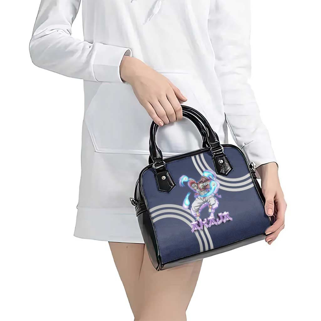Akaza Demon Slayer Shoulder Handbag Mystic Aura Anime Ring Style