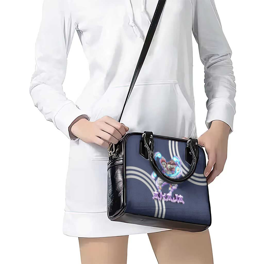 Akaza Demon Slayer Shoulder Handbag Mystic Aura Anime Ring Style