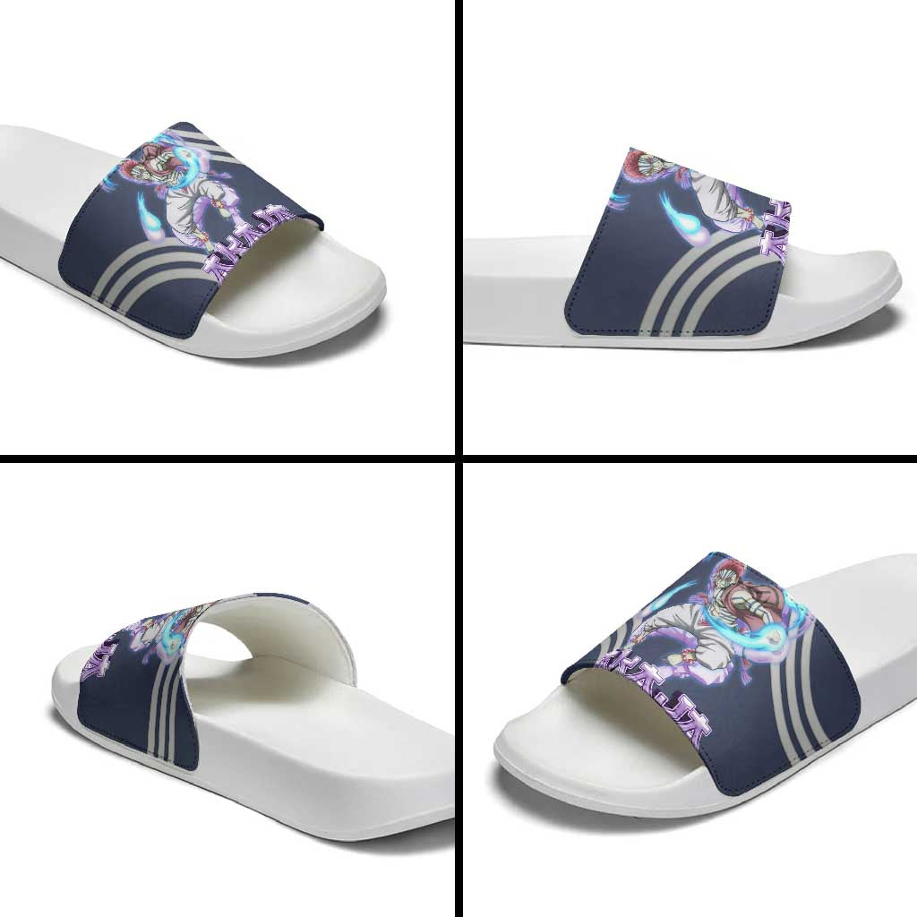 Akaza Demon Slayer Slide Sandals Mystic Aura Anime Ring Style