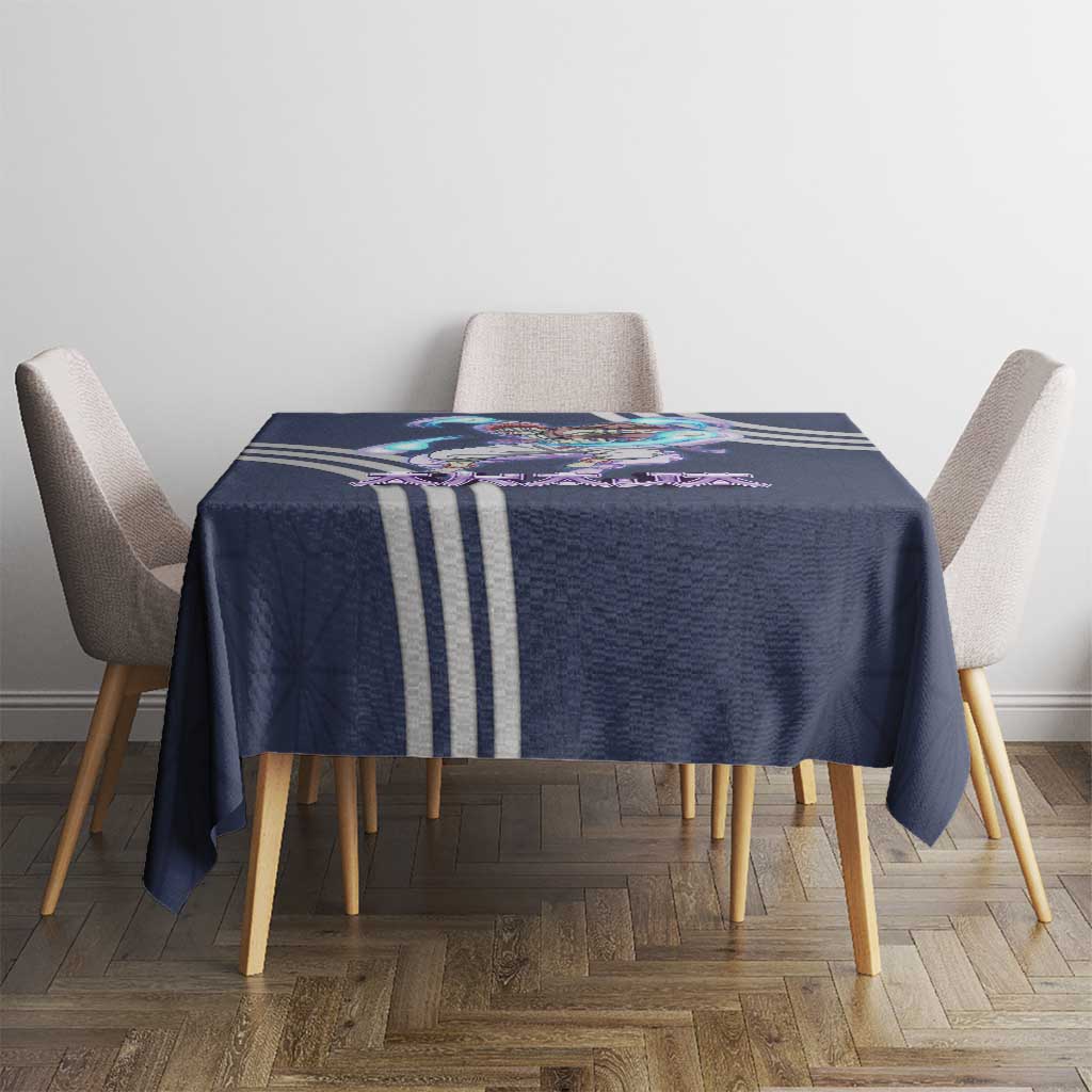 Akaza Demon Slayer Tablecloth Mystic Aura Anime Ring Style