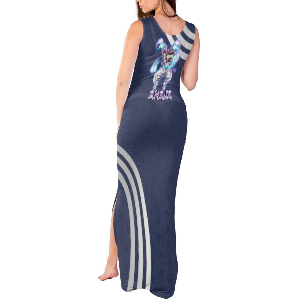 Akaza Demon Slayer Tank Maxi Dress Mystic Aura Anime Ring Style