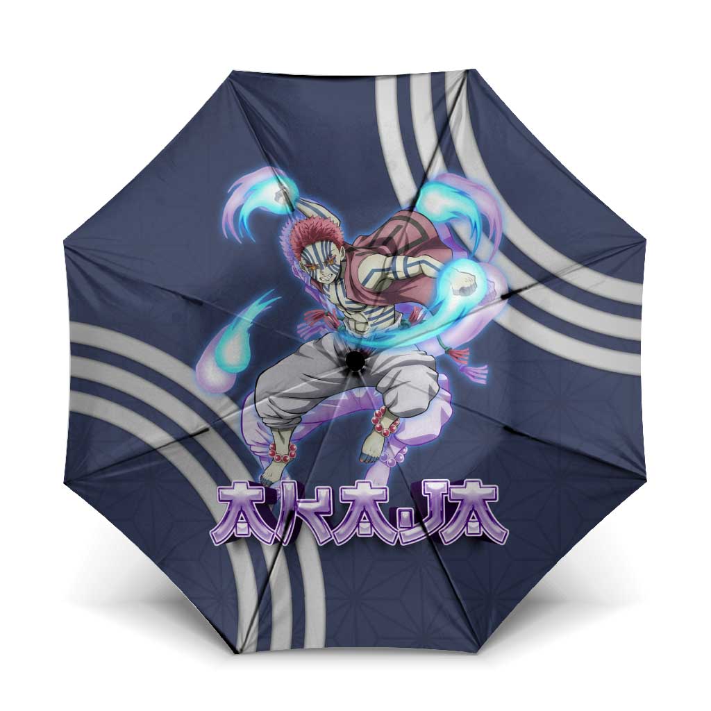 Akaza Demon Slayer Umbrella Mystic Aura Anime Ring Style