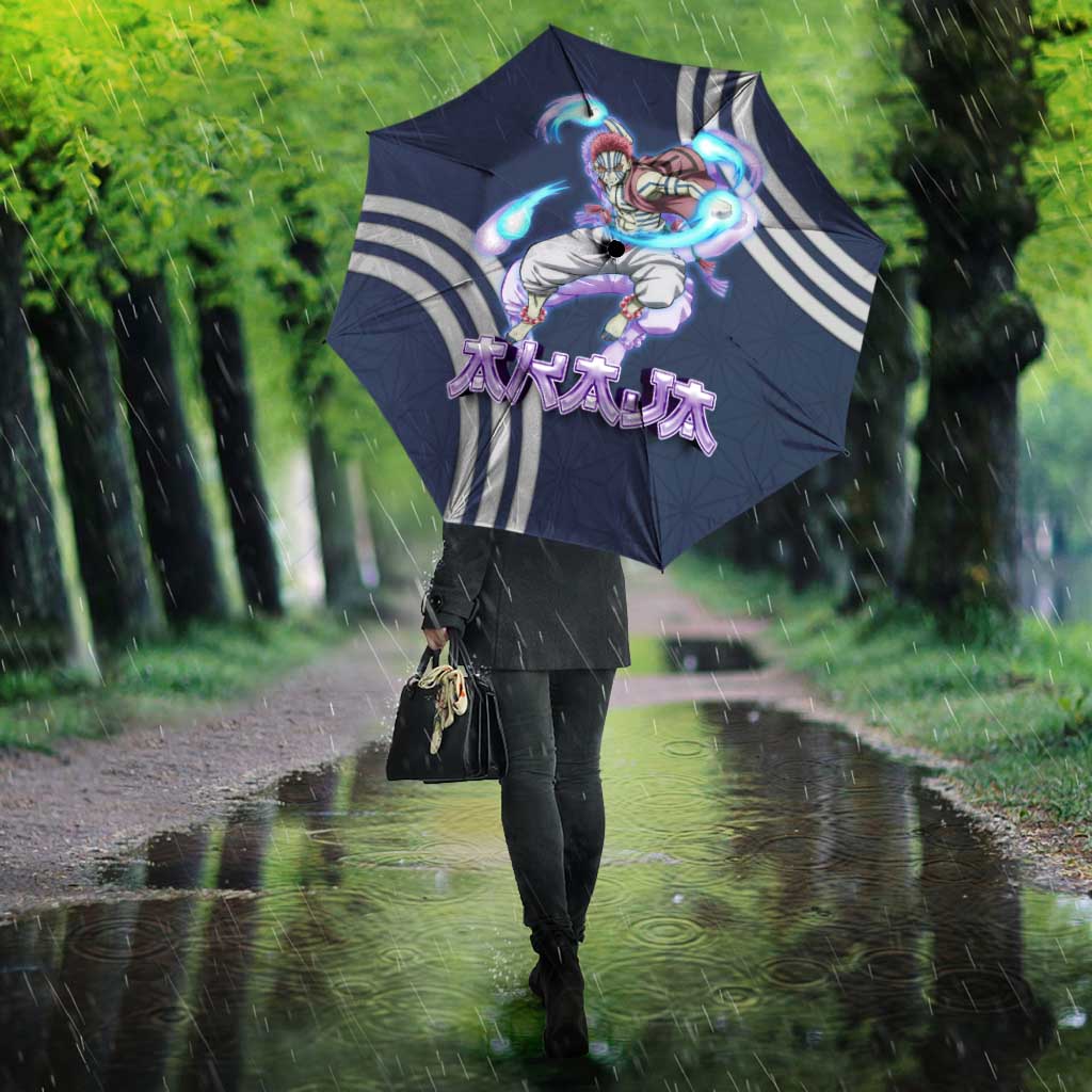 Akaza Demon Slayer Umbrella Mystic Aura Anime Ring Style