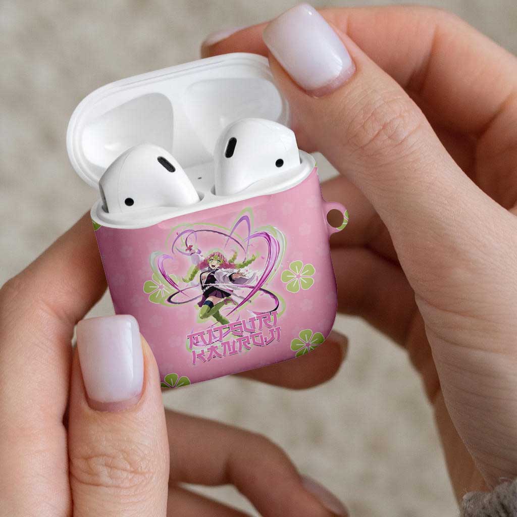 Kanroji Mitsuri Demon Slayer AirPods Case Pastel Blossom Anime Lovecore Style