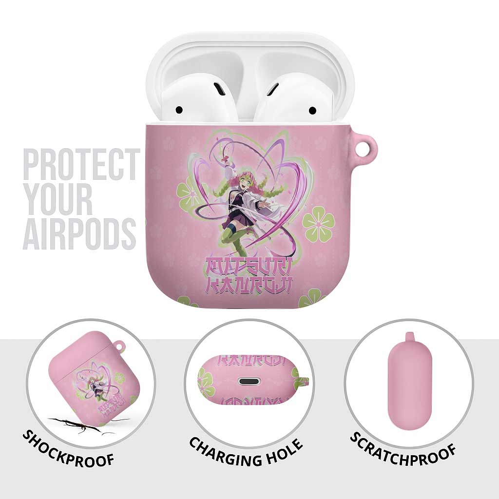 Kanroji Mitsuri Demon Slayer AirPods Case Pastel Blossom Anime Lovecore Style