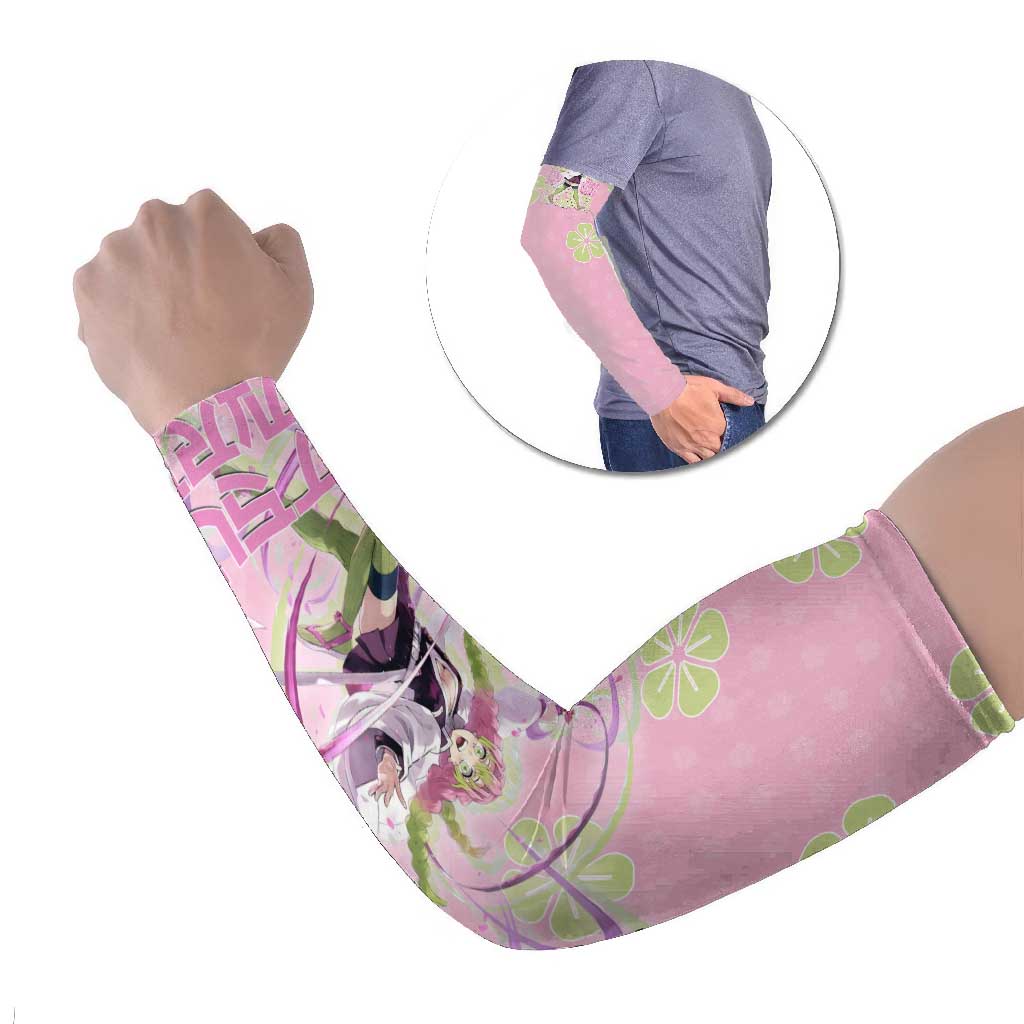 Kanroji Mitsuri Demon Slayer Arm Sleeves Pastel Blossom Anime Lovecore Style