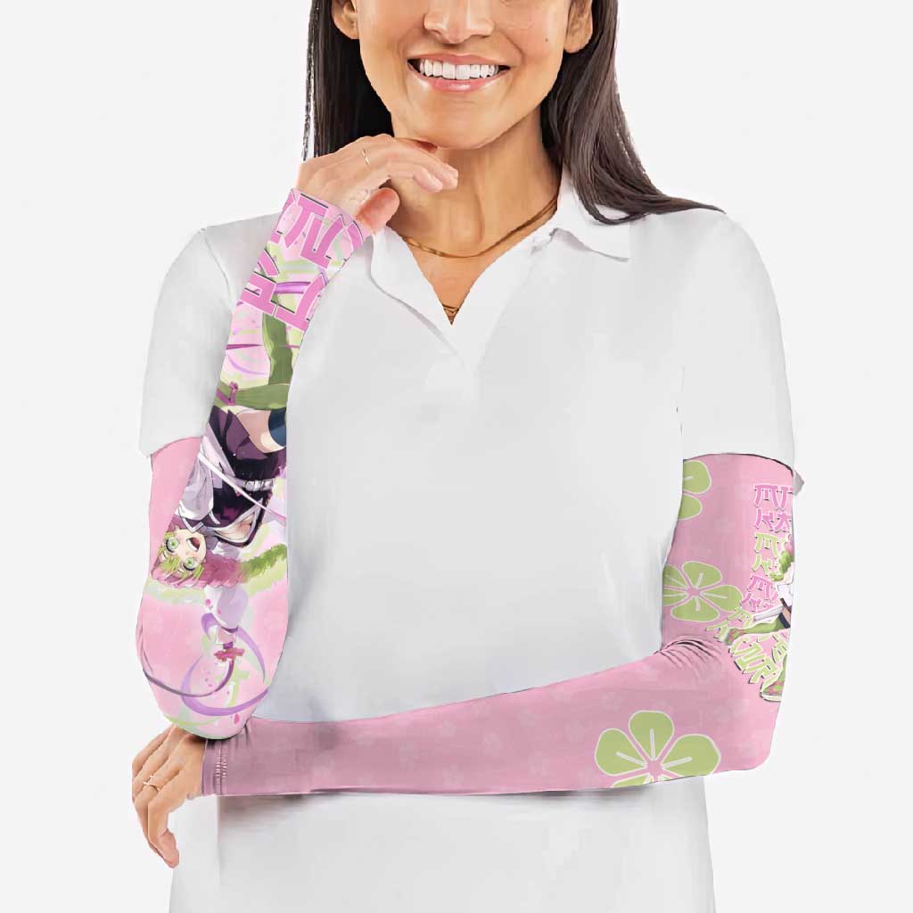 Kanroji Mitsuri Demon Slayer Arm Sleeves Pastel Blossom Anime Lovecore Style