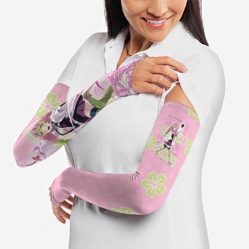 Kanroji Mitsuri Demon Slayer Arm Sleeves Pastel Blossom Anime Lovecore Style