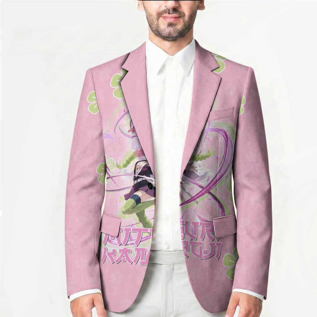Kanroji Mitsuri Demon Slayer Blazer Pastel Blossom Anime Lovecore Style