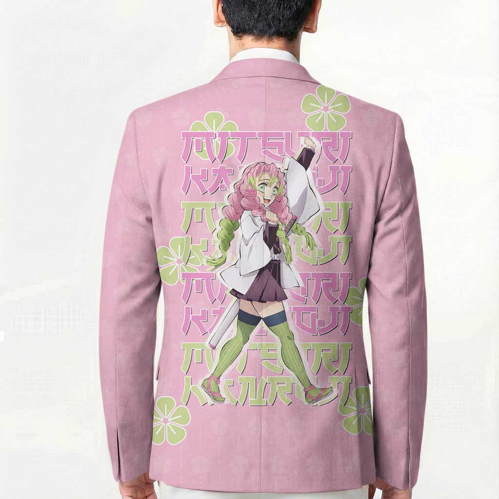 Kanroji Mitsuri Demon Slayer Blazer Pastel Blossom Anime Lovecore Style