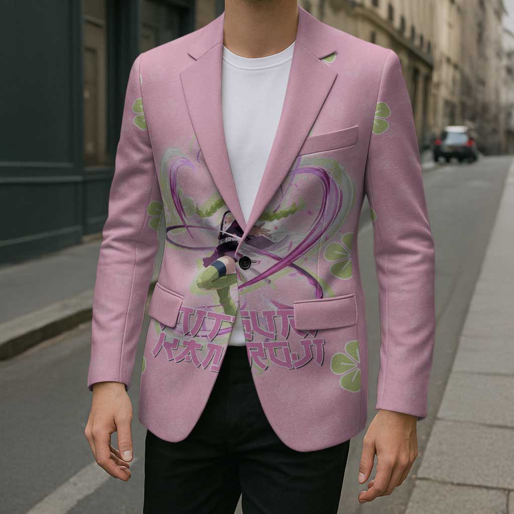 Kanroji Mitsuri Demon Slayer Blazer Pastel Blossom Anime Lovecore Style