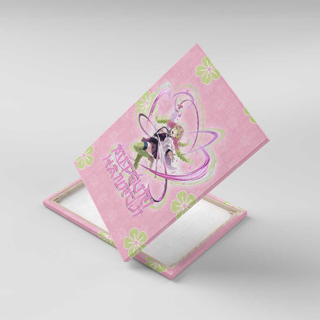 Kanroji Mitsuri Demon Slayer Canvas Wall Art Pastel Blossom Anime Lovecore Style