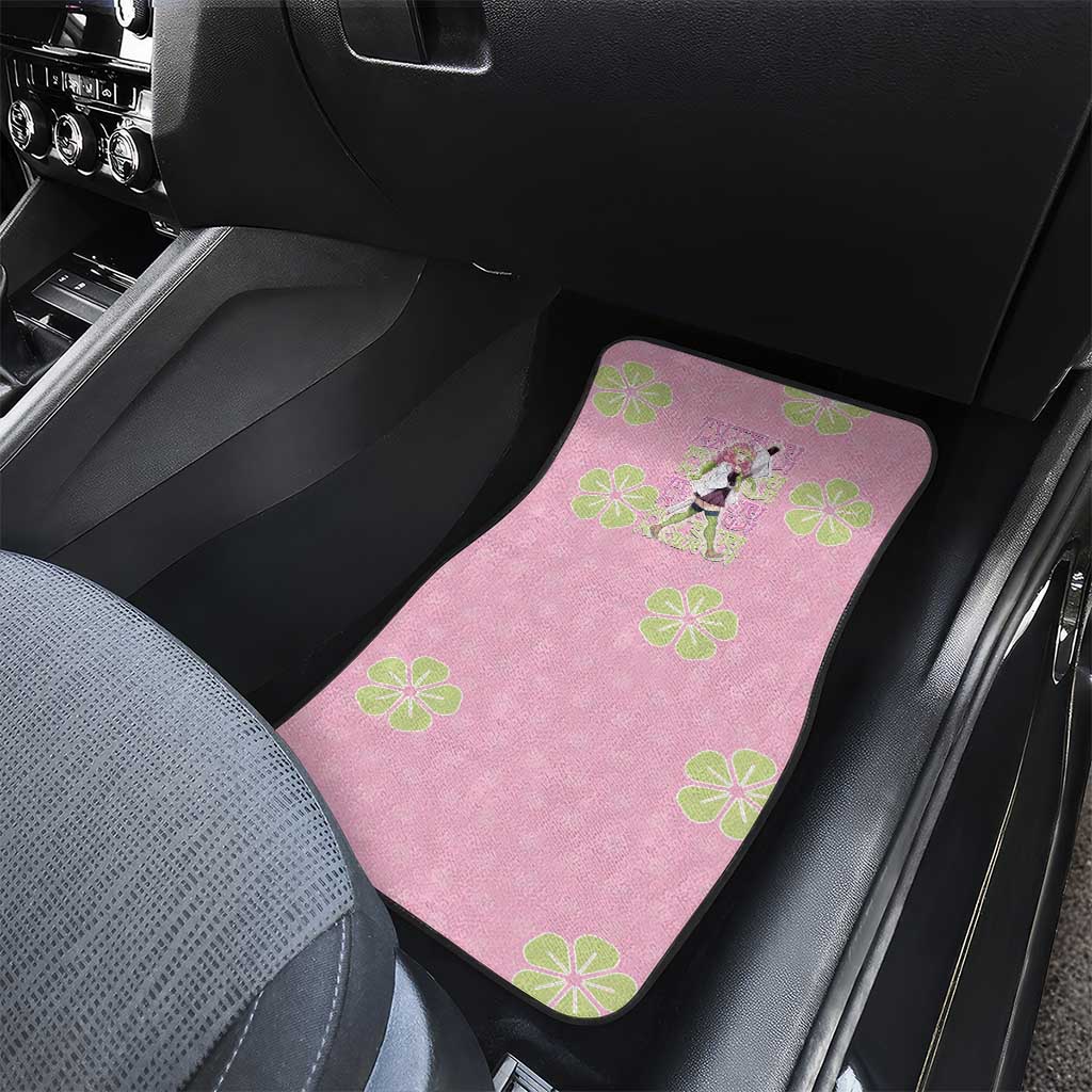 Kanroji Mitsuri Demon Slayer Car Mats Pastel Blossom Anime Lovecore Style