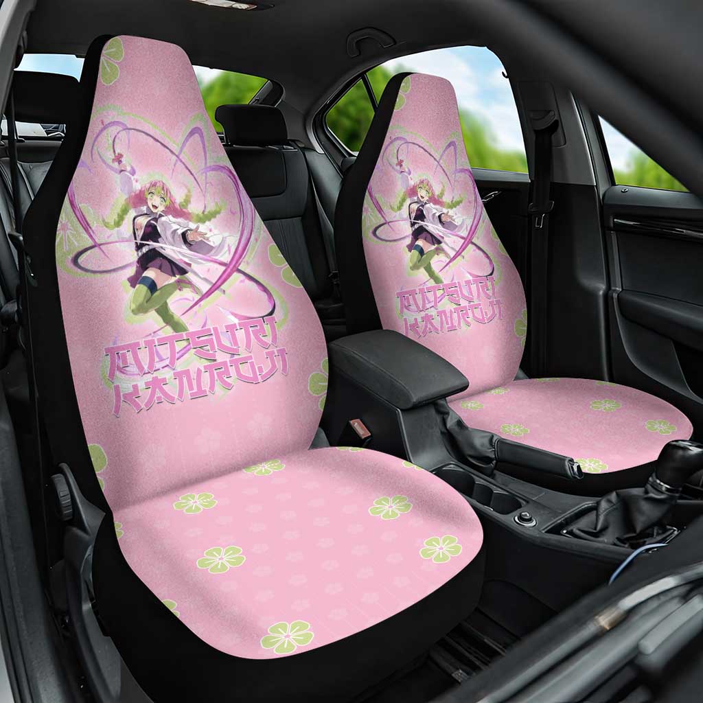 Kanroji Mitsuri Demon Slayer Car Seat Cover Pastel Blossom Anime Lovecore Style
