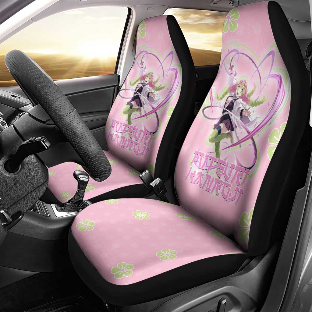 Kanroji Mitsuri Demon Slayer Car Seat Cover Pastel Blossom Anime Lovecore Style