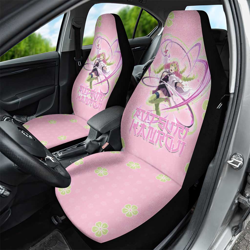 Kanroji Mitsuri Demon Slayer Car Seat Cover Pastel Blossom Anime Lovecore Style