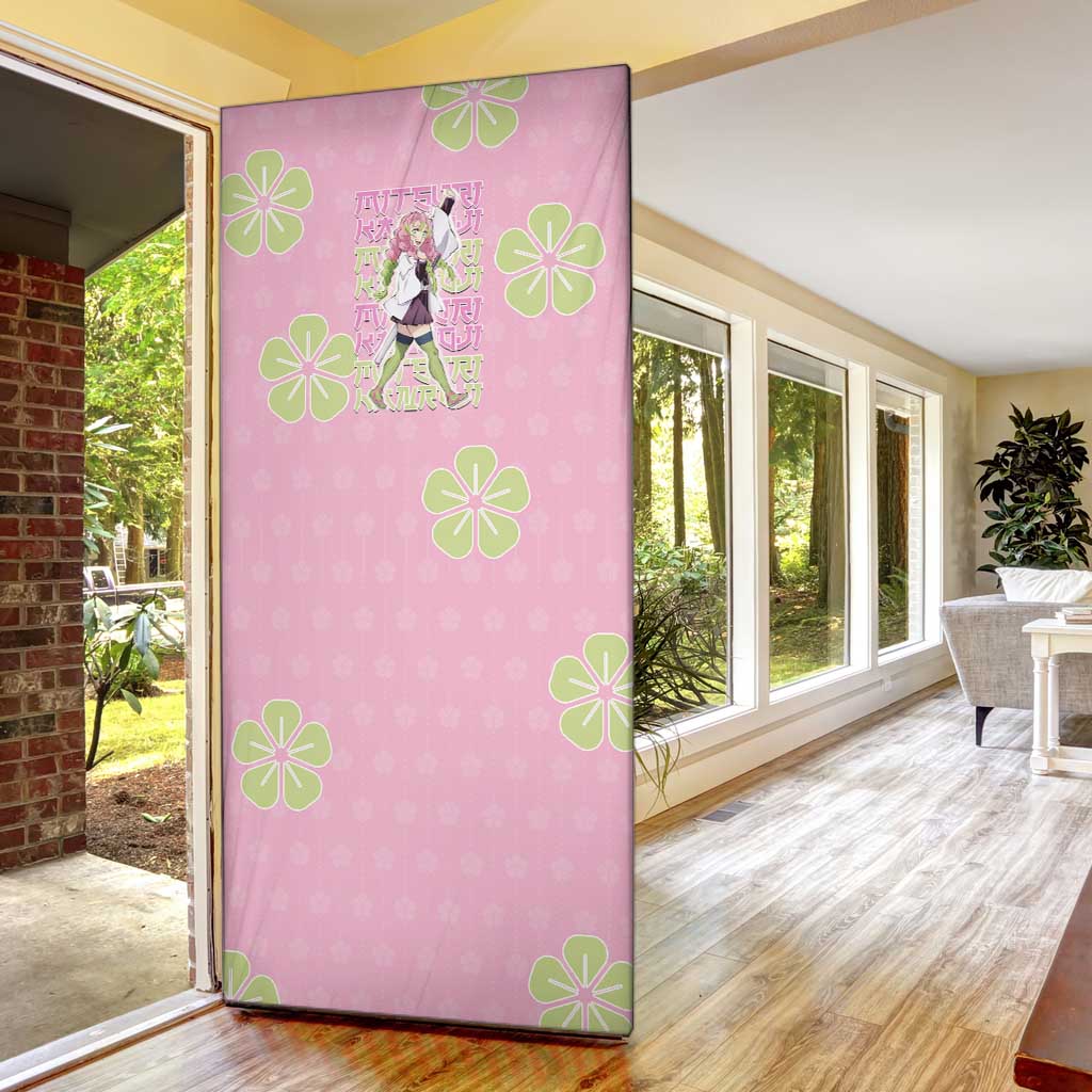 Kanroji Mitsuri Demon Slayer Door Cover Pastel Blossom Anime Lovecore Style
