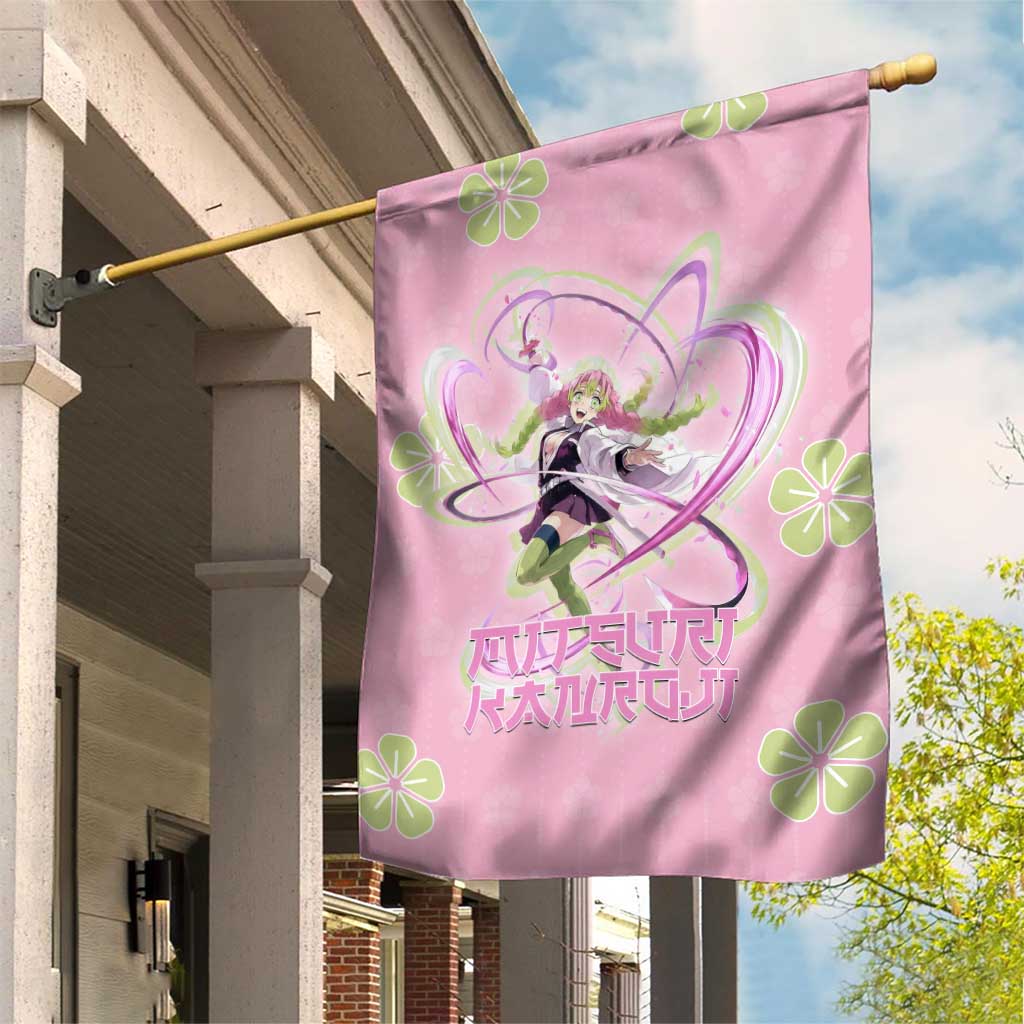 Kanroji Mitsuri Demon Slayer Garden Flag Pastel Blossom Anime Lovecore Style