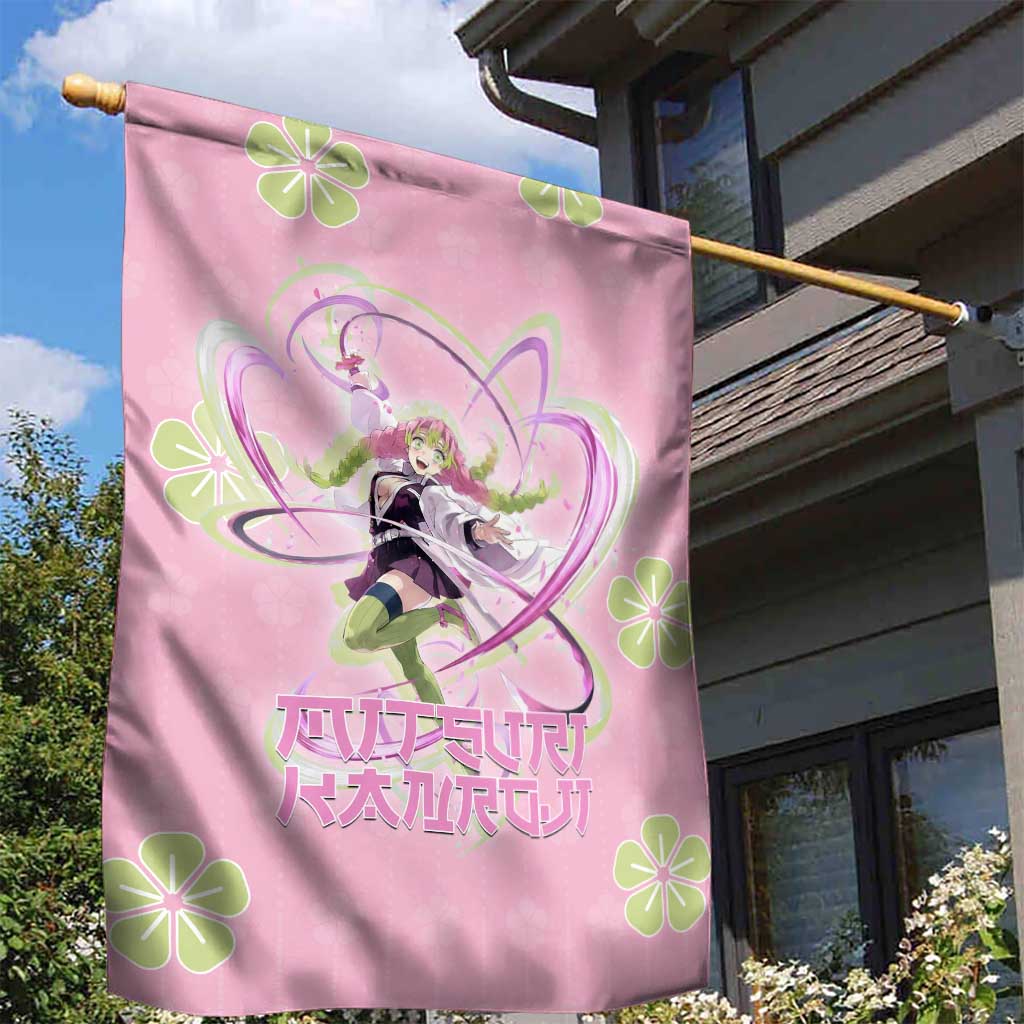 Kanroji Mitsuri Demon Slayer Garden Flag Pastel Blossom Anime Lovecore Style