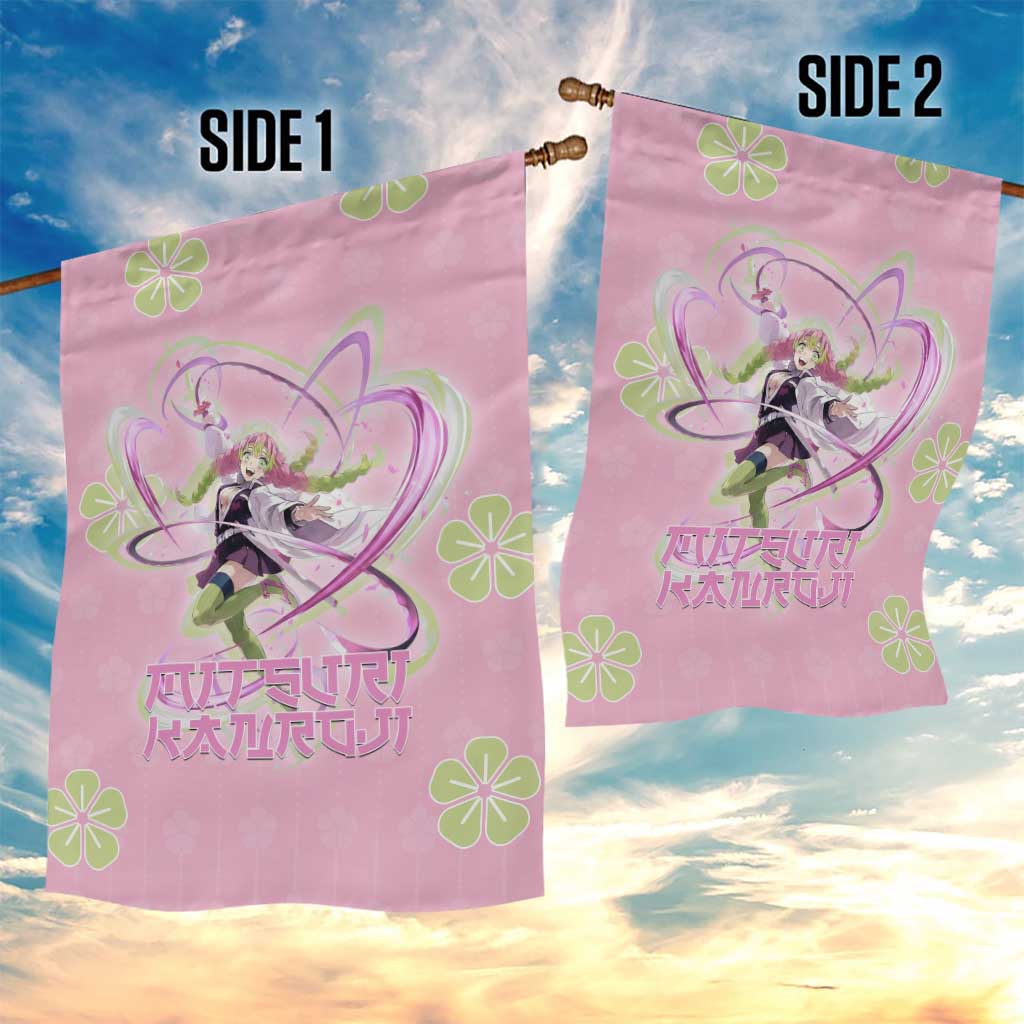 Kanroji Mitsuri Demon Slayer Garden Flag Pastel Blossom Anime Lovecore Style