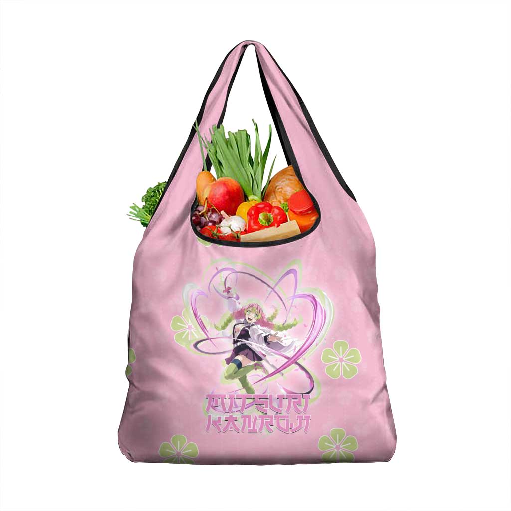 Kanroji Mitsuri Demon Slayer Grocery Bag Pastel Blossom Anime Lovecore Style