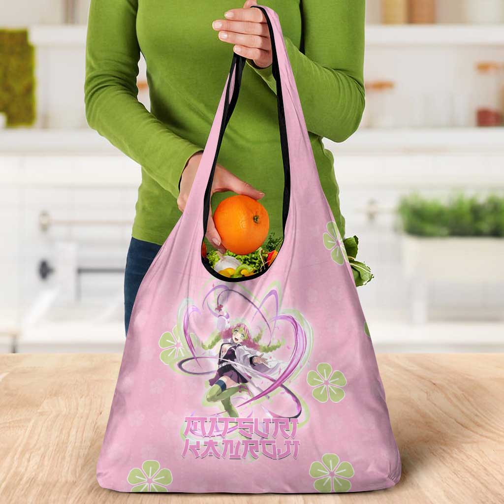 Kanroji Mitsuri Demon Slayer Grocery Bag Pastel Blossom Anime Lovecore Style