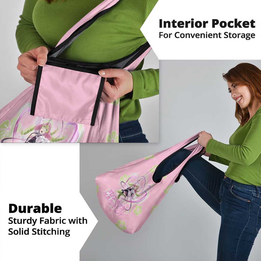 Kanroji Mitsuri Demon Slayer Grocery Bag Pastel Blossom Anime Lovecore Style