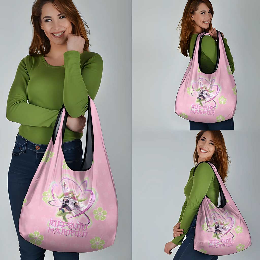 Kanroji Mitsuri Demon Slayer Grocery Bag Pastel Blossom Anime Lovecore Style