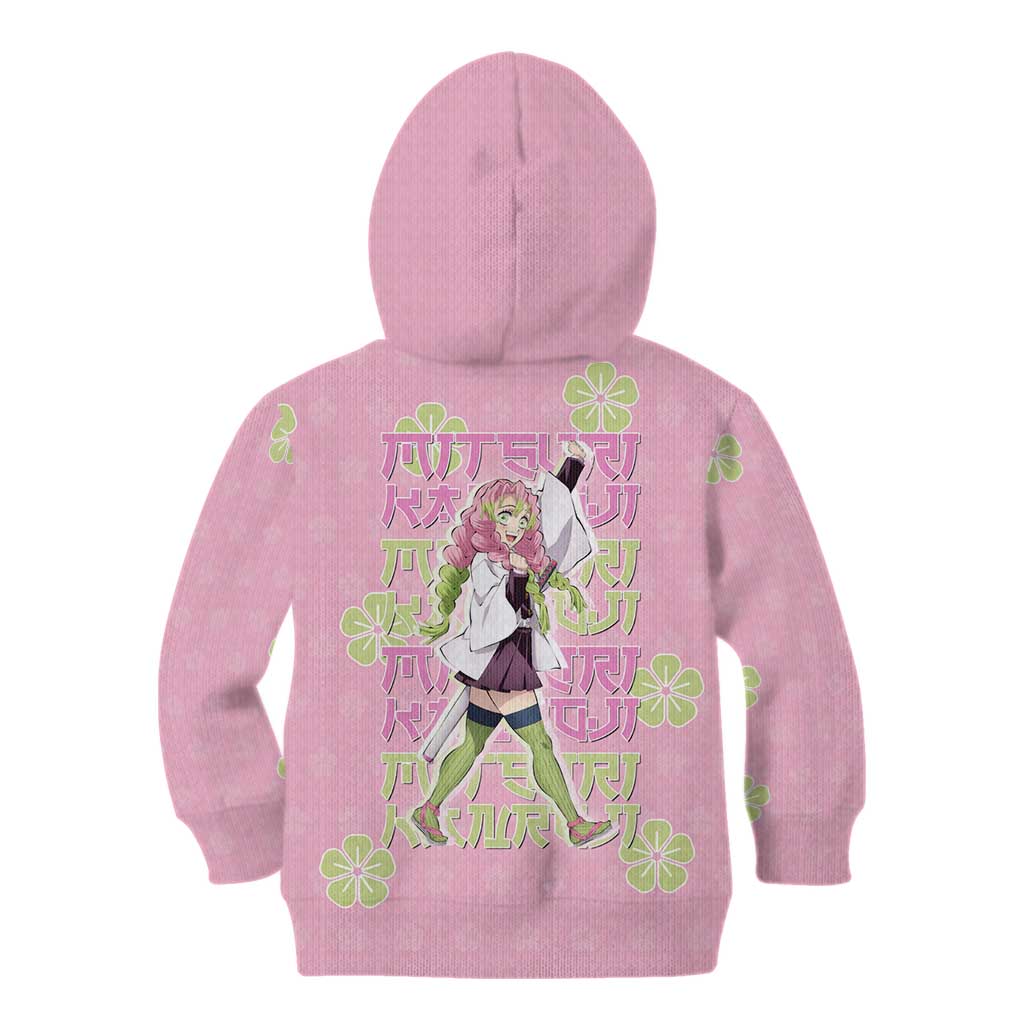 Kanroji Mitsuri Demon Slayer Kid Hoodie Pastel Blossom Anime Lovecore Style