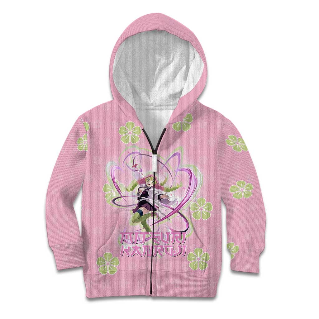 Kanroji Mitsuri Demon Slayer Kid Hoodie Pastel Blossom Anime Lovecore Style