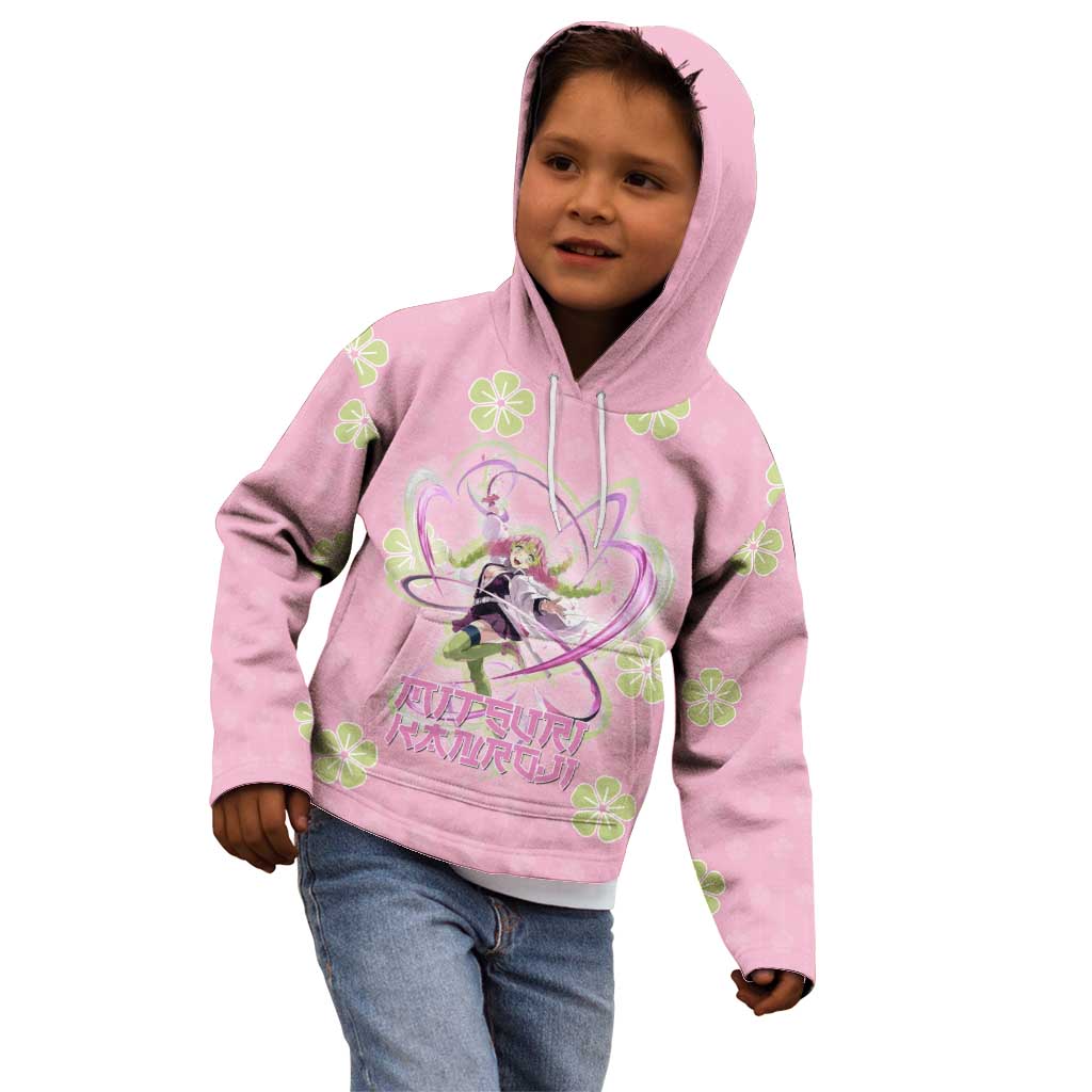 Kanroji Mitsuri Demon Slayer Kid Hoodie Pastel Blossom Anime Lovecore Style