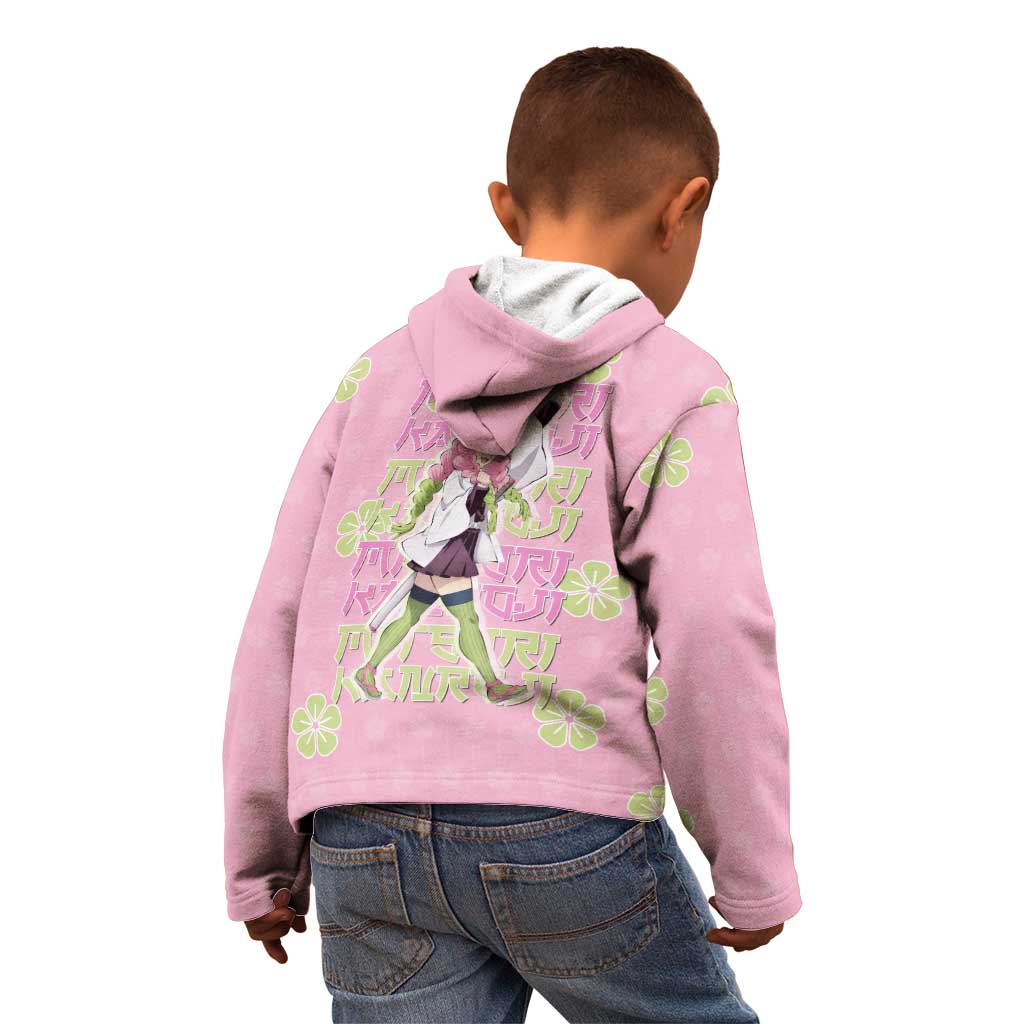 Kanroji Mitsuri Demon Slayer Kid Hoodie Pastel Blossom Anime Lovecore Style