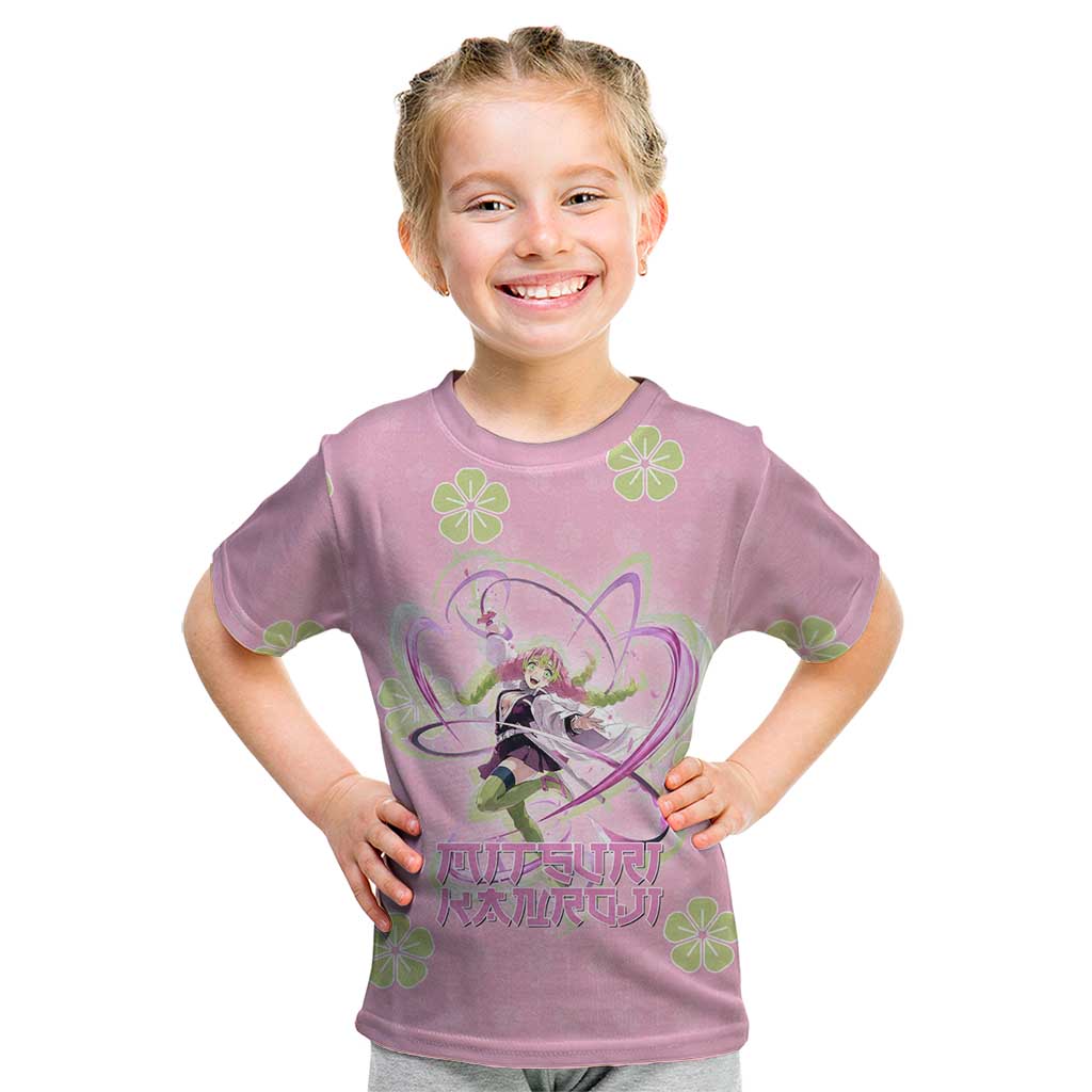 Kanroji Mitsuri Demon Slayer Kid T Shirt Pastel Blossom Anime Lovecore Style