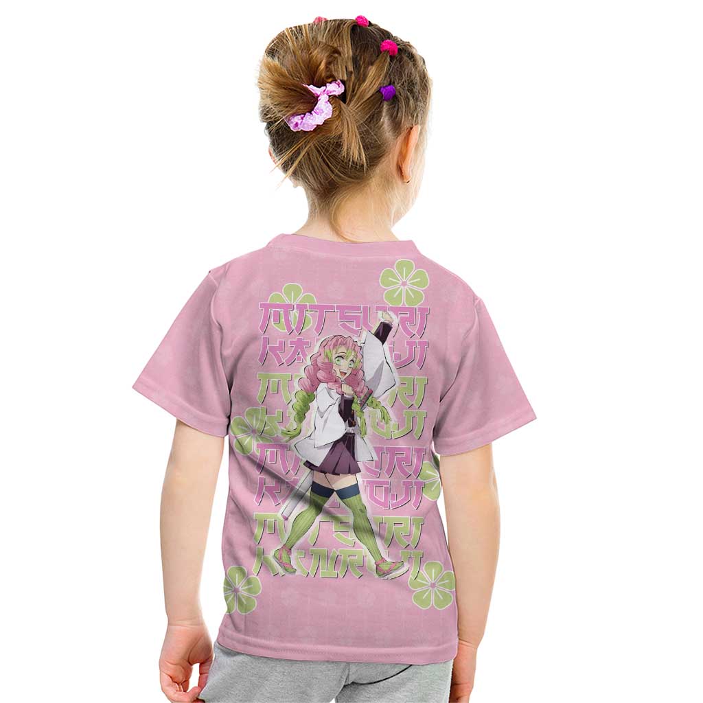 Kanroji Mitsuri Demon Slayer Kid T Shirt Pastel Blossom Anime Lovecore Style