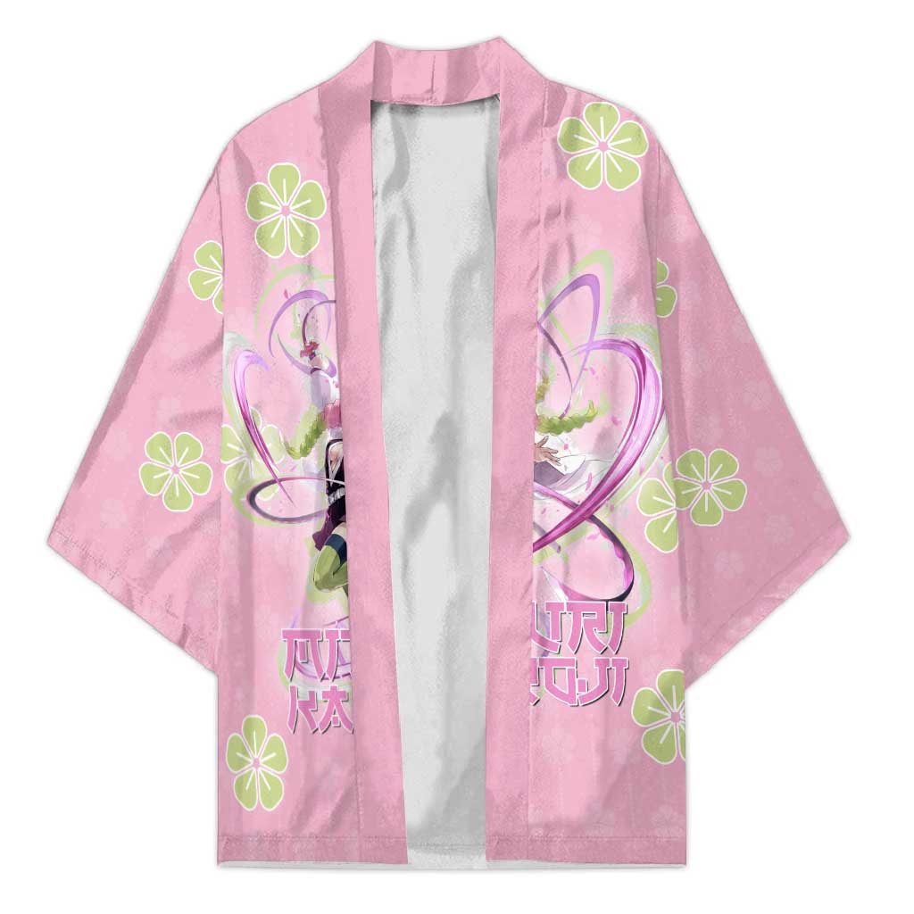 Kanroji Mitsuri Demon Slayer Kimono Pastel Blossom Anime Lovecore Style