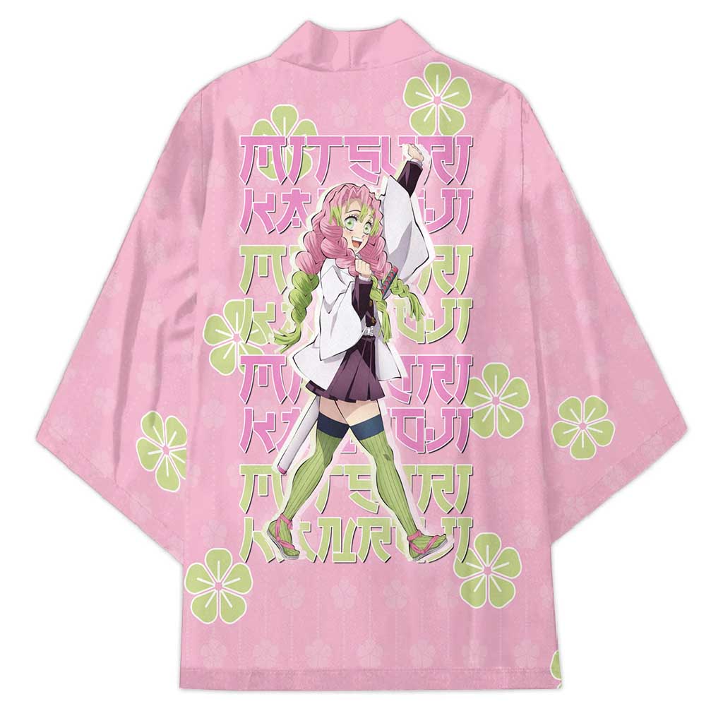 Kanroji Mitsuri Demon Slayer Kimono Pastel Blossom Anime Lovecore Style