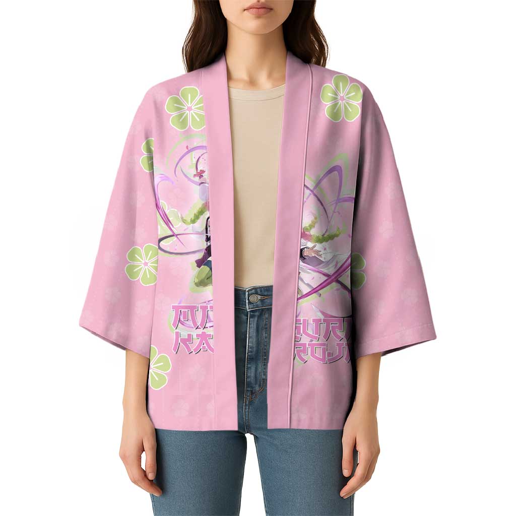 Kanroji Mitsuri Demon Slayer Kimono Pastel Blossom Anime Lovecore Style
