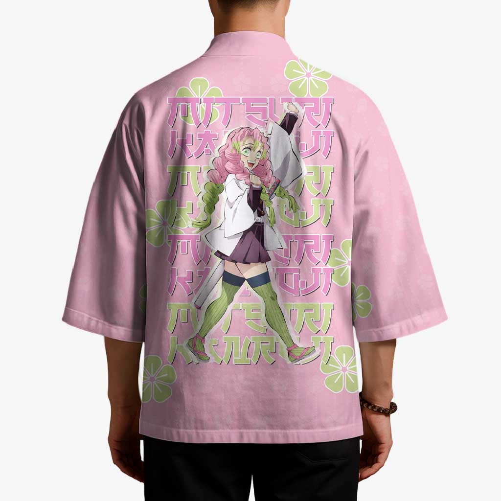 Kanroji Mitsuri Demon Slayer Kimono Pastel Blossom Anime Lovecore Style