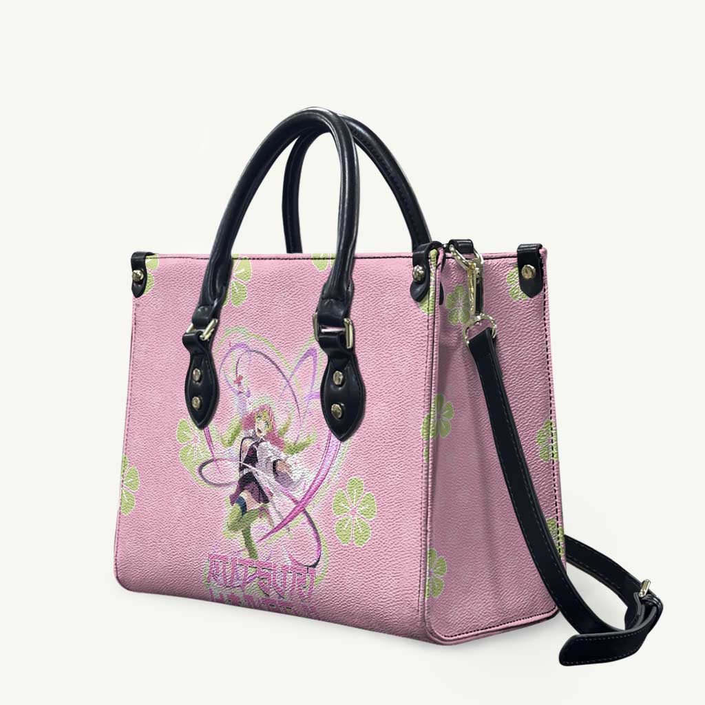 Kanroji Mitsuri Demon Slayer Leather Bag Pastel Blossom Anime Lovecore Style
