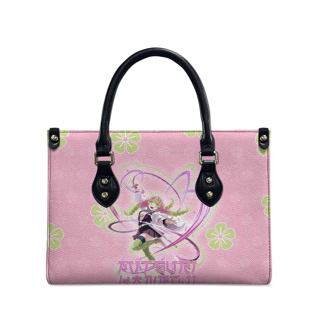 Kanroji Mitsuri Demon Slayer Leather Bag Pastel Blossom Anime Lovecore Style