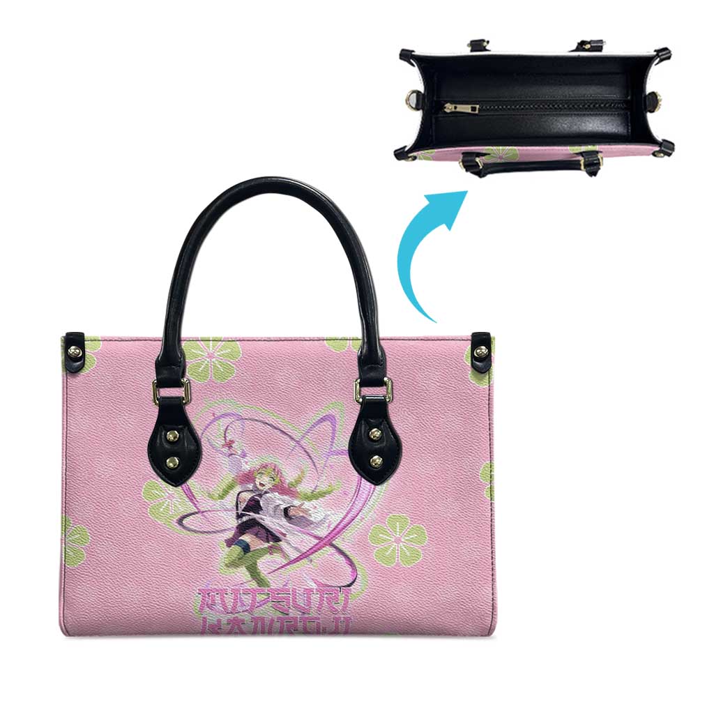 Kanroji Mitsuri Demon Slayer Leather Bag Pastel Blossom Anime Lovecore Style