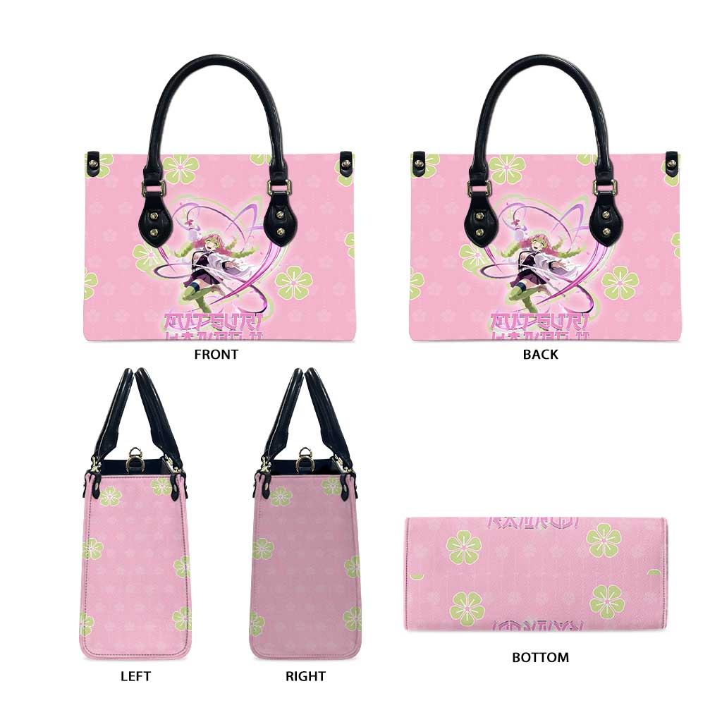 Kanroji Mitsuri Demon Slayer Leather Bag Pastel Blossom Anime Lovecore Style