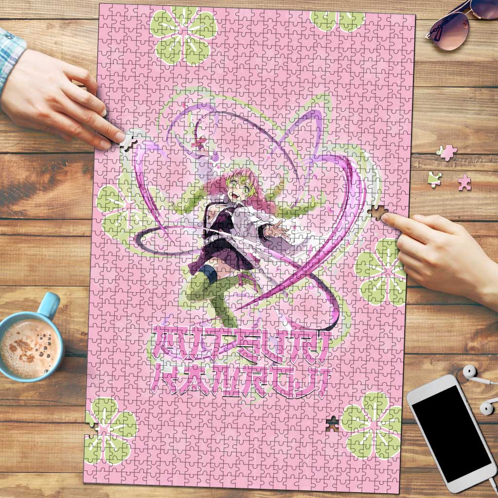 Kanroji Mitsuri Demon Slayer Puzzle Pastel Blossom Anime Lovecore Style