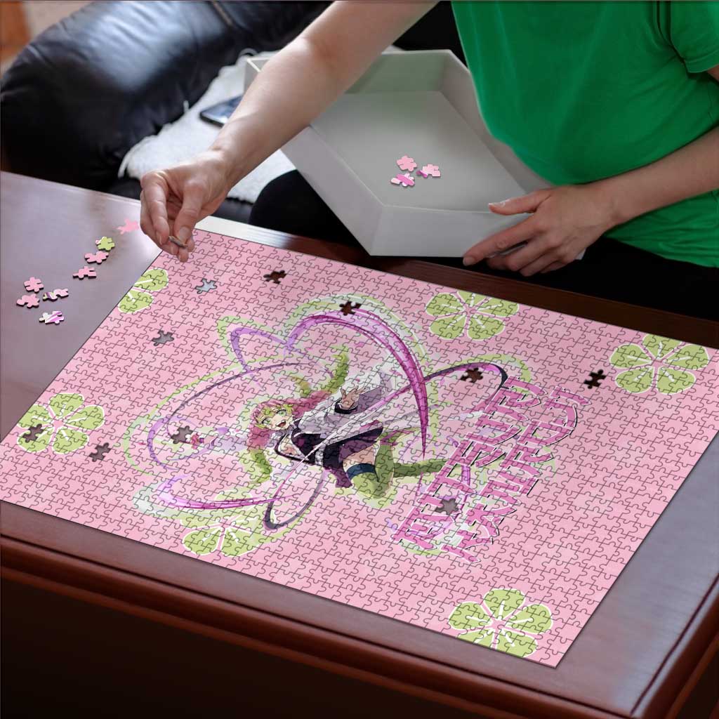 Kanroji Mitsuri Demon Slayer Puzzle Pastel Blossom Anime Lovecore Style