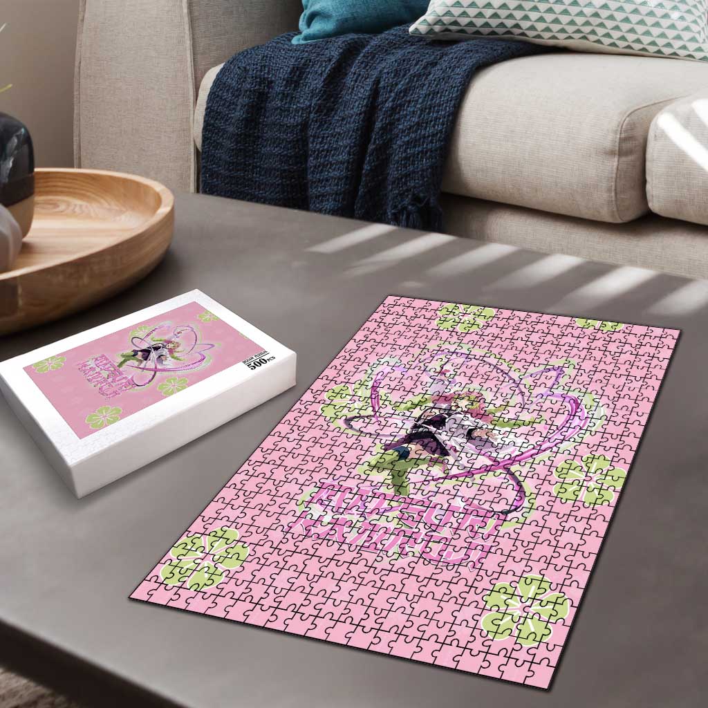 Kanroji Mitsuri Demon Slayer Puzzle Pastel Blossom Anime Lovecore Style