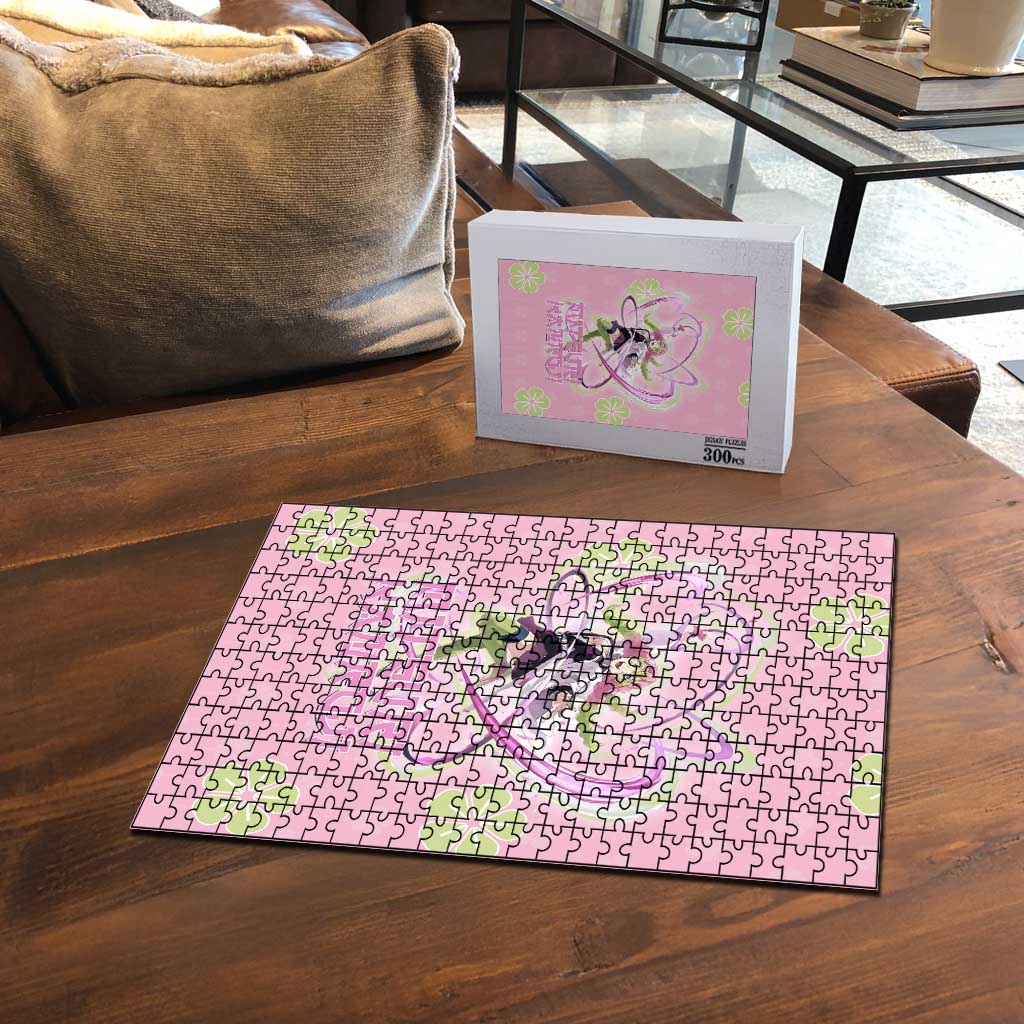 Kanroji Mitsuri Demon Slayer Puzzle Pastel Blossom Anime Lovecore Style